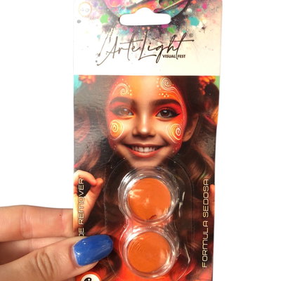 Set maquillaje x2 NARANJA