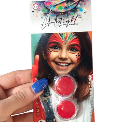 Set maquillaje x2 ROJO