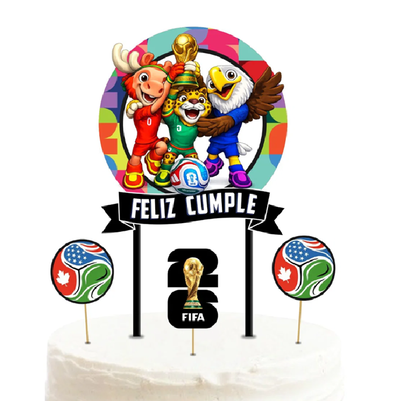 Topper XL Mascota mundial 2026