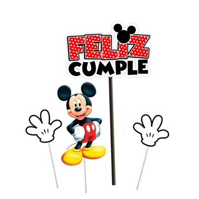 Topper silueta Mickey