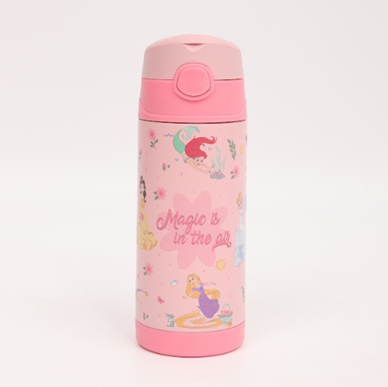 Botella térmica infantil PRINCESAS con sorbete de silicona 300ml (DPR8359)