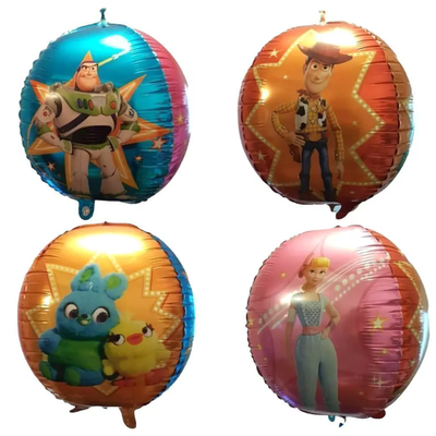 Globo esfera Toy Story doble imagen 50cm aprox.