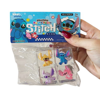Squishy Stitch cubo hielo x4 en blister