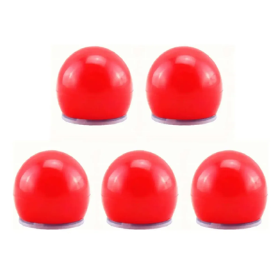 Nariz de payaso plástica led rojo x1 unidad