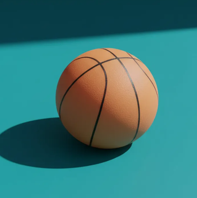 Pelota Basquet de goma