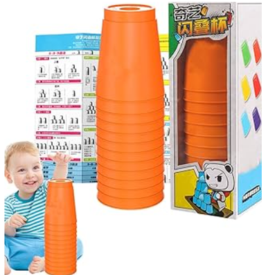 Juego de vasos apilables surtido (incluye 12 vasos)