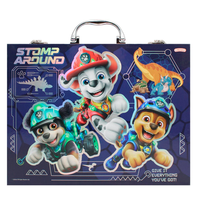 Set de arte infantil maletín de ALUMINIO PAW PATROL x53 piezas (PW404)