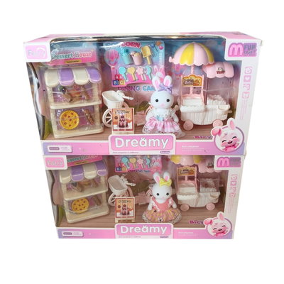 Set de conejita ternurita con accesorios MEDIANO MÁS