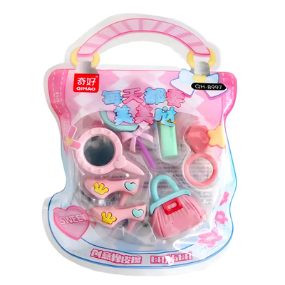 Goma de borrar BELLEZA x7 unidades EN BOLSITA (QH-8997)