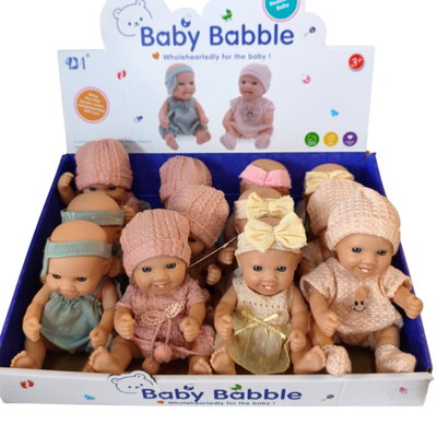 Muñeco bebé chico de silicona 13cm suelto