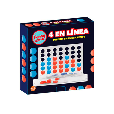 Juego de mesa 4 en línea 25cm en caja (JW255)