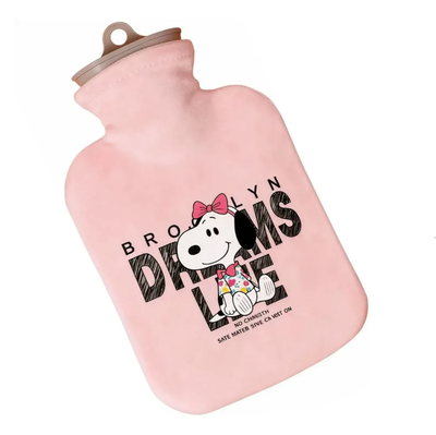 Bolsita de agua caliente SNOOPY ROSA 800ml