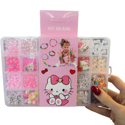 Set para armar pulseritas KITTY