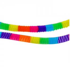 Guirnalda panal multicolor x4 unidades