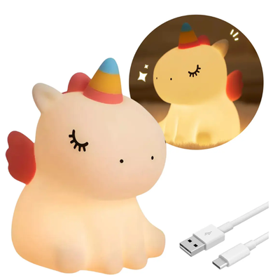 Lámpara recargable de silicona UNICORNIO