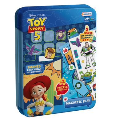 Rompecabezas imantado TOY STORY 5 24 piezas en lata grande (DTS17942)