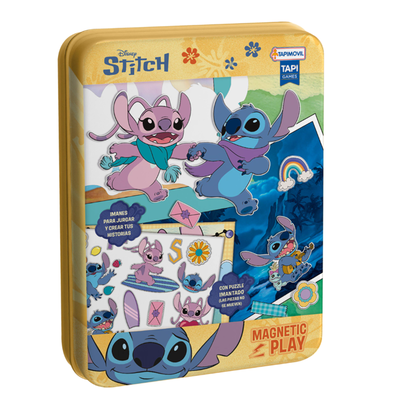 Rompecabezas imantado STITCH 24 piezas en lata grande (DMD00188)