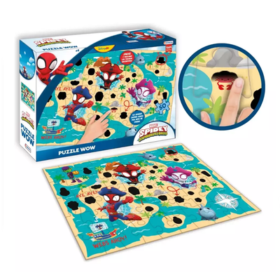 Rompecabezas SPIDEY 50 piezas en caja con piezas termosensibles (VSP03330)