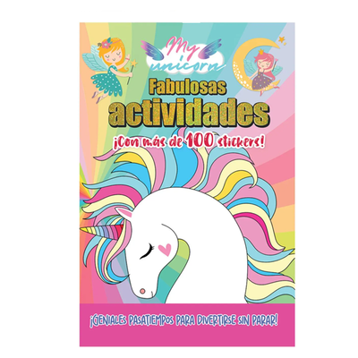 Libro UNICORNIO FABULOSAS ACTIVIDADES incluyen stickers (6845)