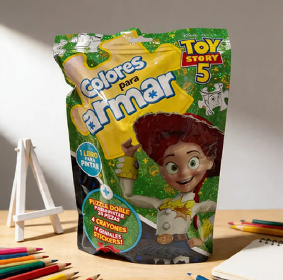 Kit TOY STORY 5 COLORES PARA ARMAR en bolsa (6661)