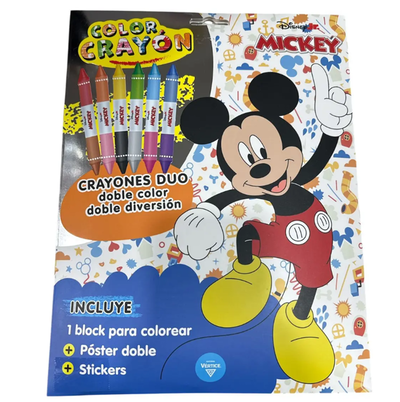 Kit MICKEY COLOR CRAYÓN en sobre (6573)