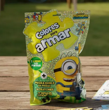 Kit MINIONS COLORES PARA ARMAR en bolsa (6664)