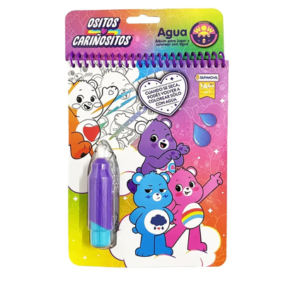 Libro OSITOS CARIÑOSITOS AGUA WOW para colorear incluye un lápiz mágico y actividades (AOS02306)