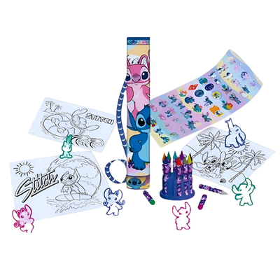 Mega tubo set de arte para colorear STITCH (DMD00171)