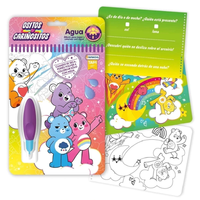 Libro OSITOS CARIÑOSITOS AGUA WOW para colorear incluye un lápiz mágico y actividades (AOS02306)