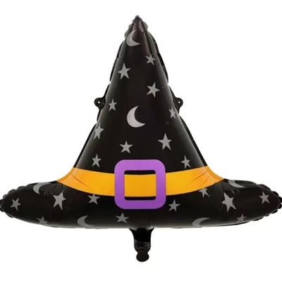 Globo halloween sombrero bruja 60cm aprox.