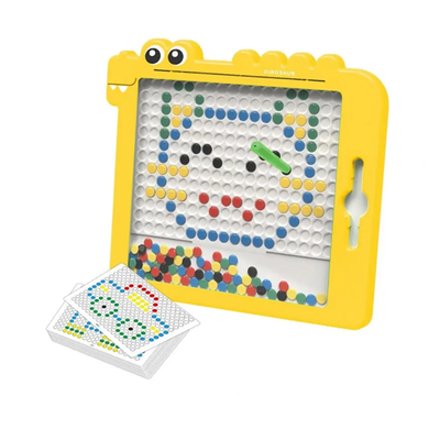 Juego de mesa magnético con mostacillas doble cara