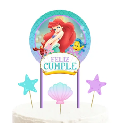 Topper XL Sirenita Ariel