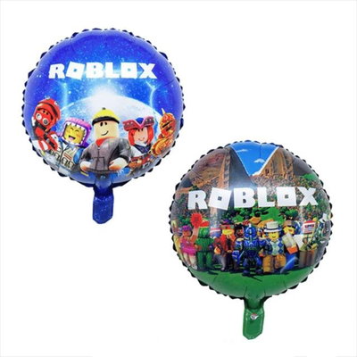 Globo redondo roblox doble imagen 45cm aprox.