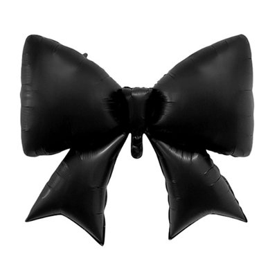 Globo moño NEGRO 95x75cm