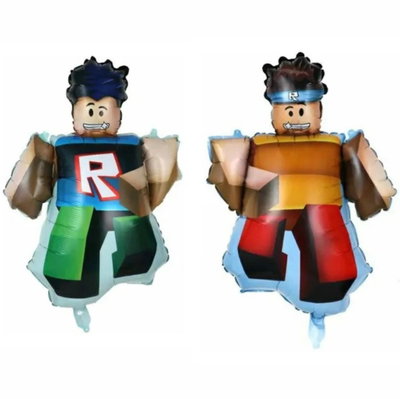 Globo roblox silueta doble imagen 65cm aprox.