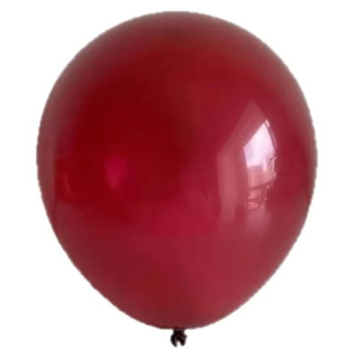 Globo bordó 12" x5 unidades