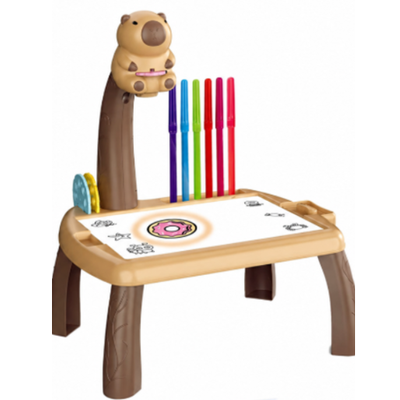 Mesita CAPIBARA para dibujar con proyector a pilas (3797)