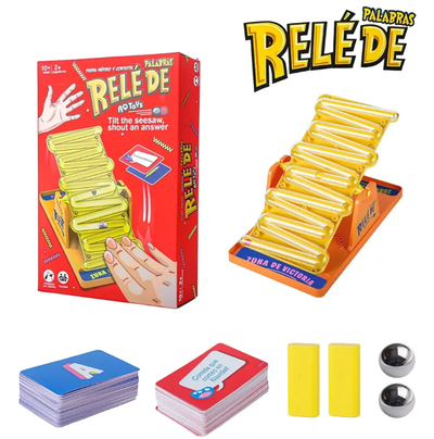 Juego de mesa didáctico relé de palabras en caja (3829)