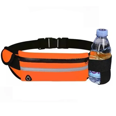 Riñonera deportiva de neoprene con porta botella