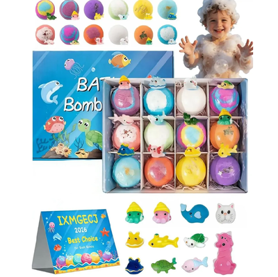 Bomba de baño infantil con sorpresa x1 unidad