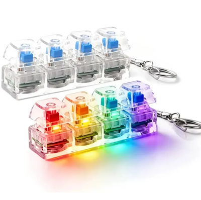 Llavero 4 teclas con luz x1 unidad