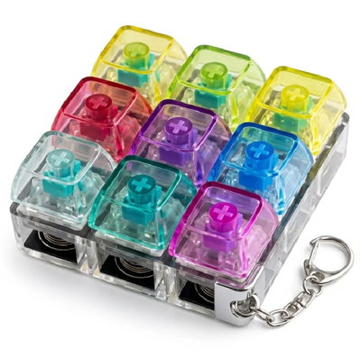 Llavero 9 teclas con luz x1 unidad