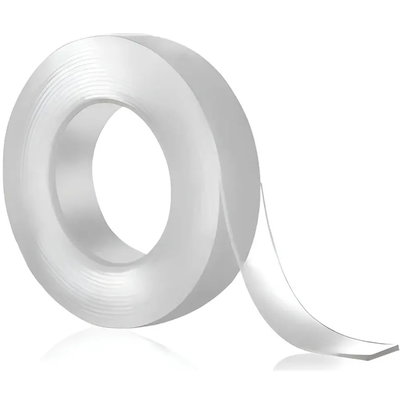 Cinta bifaz TRANSPARENTE x2 unidades 1,8mts. Y 2,4mts. en bolsita