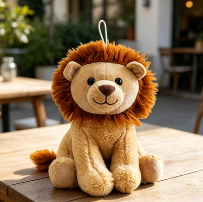 Peluche león 30cm aprox.