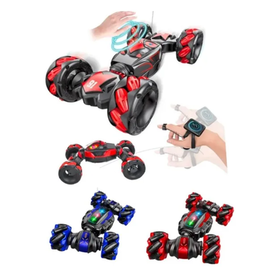 Auto acrobático a control remoto con giro 360 y pulsera de mando inalámbrico (CX-86)