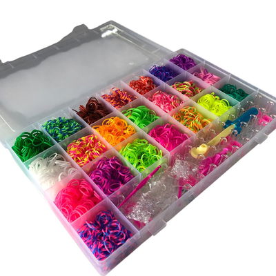 Set para armar pulseritas banditas VALIJA GRANDE con telar 40x20cm (XZ508-20)