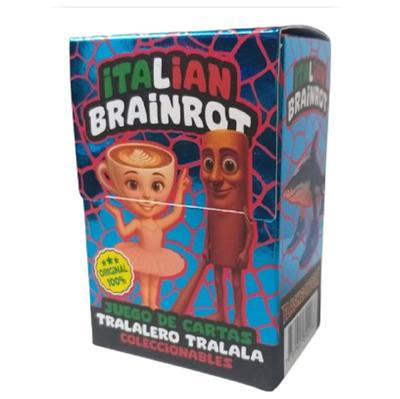 Cartas ITALIAN BRAINROT tralalero tralala en caja x32 unidades