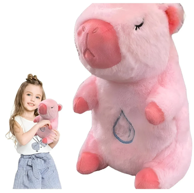 Peluche capibara ROSA RESPIRA 28cm en bolsa