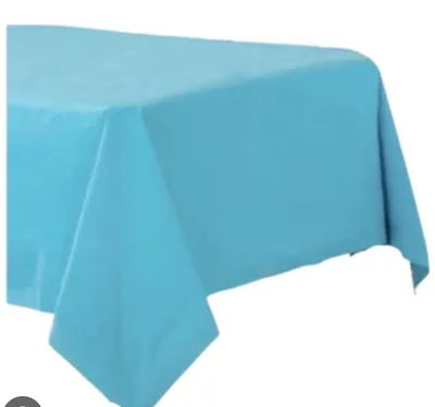 Mantel friselina celeste pastel 1,20 x 1,80mts