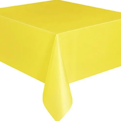 Mantel plástico MATTE AMARILLO PASTEL 137cm x 183cm